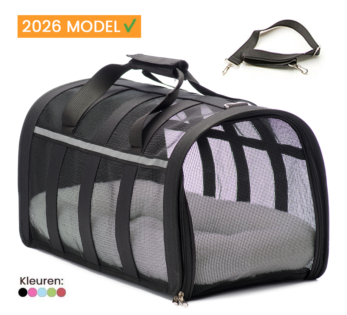 Opvouwbare Kattenreismand Zwart