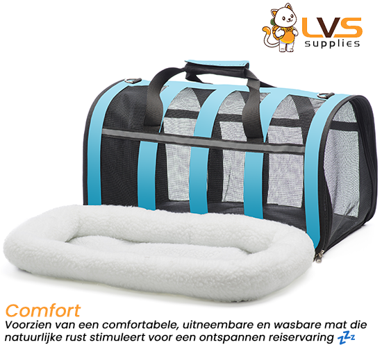 Opvouwbare Kattenreismand Blauw 3