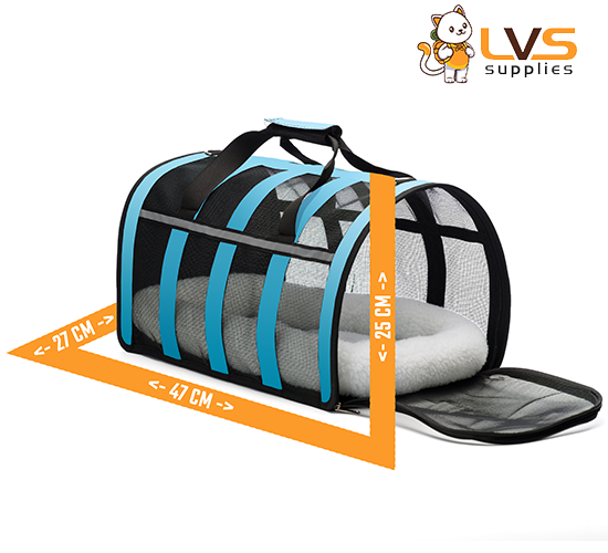 Opvouwbare Kattenreismand Blauw 8