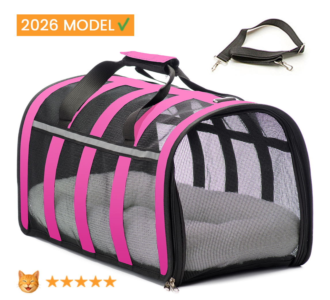 Opvouwbare Kattenreismand Roze