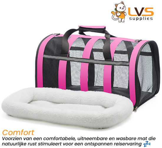Opvouwbare Kattenreismand Roze 3