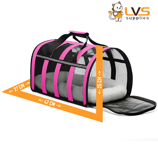 Opvouwbare Kattenreismand Roze 8