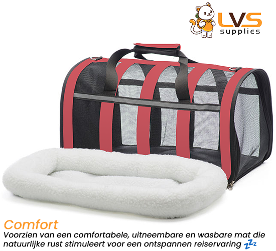 Opvouwbare Kattenreismand Rood 3