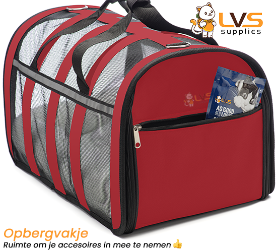 Opvouwbare Kattenreismand Rood 5
