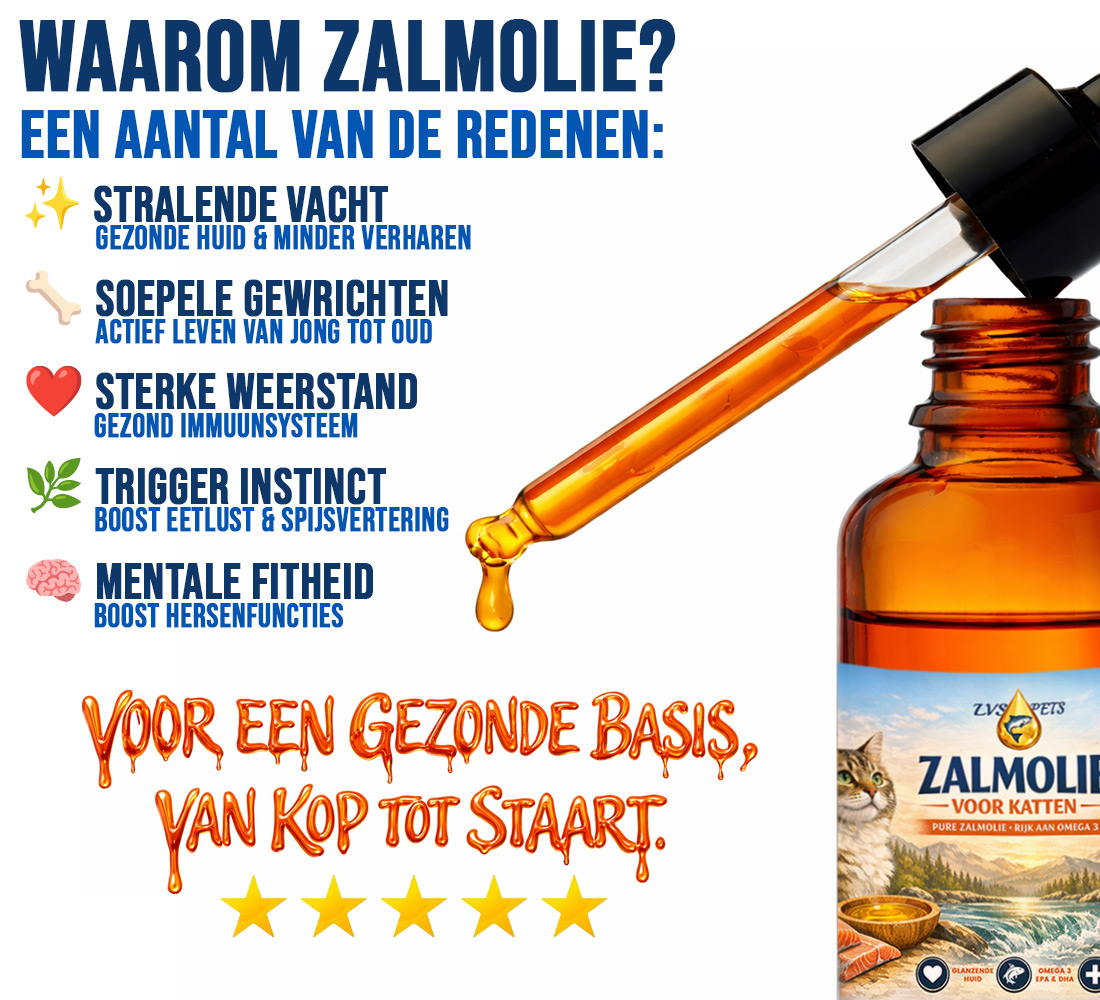 Premium Zalmolie voor katten - 100 ml 9